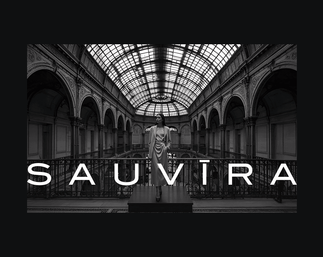 Sauvira luxury leather bag branding project